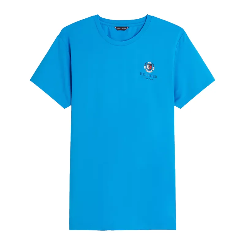 Tommy Hilfiger Men's Performance Crest Print T-Shirt - Shocking Blue